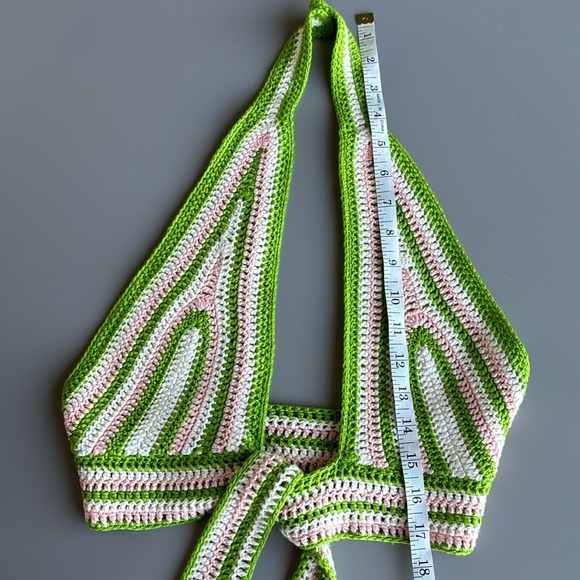 Crochet halter top - lined - Picture 5 of 10